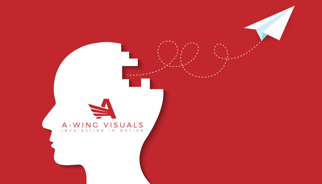 Wing Visuals logo design